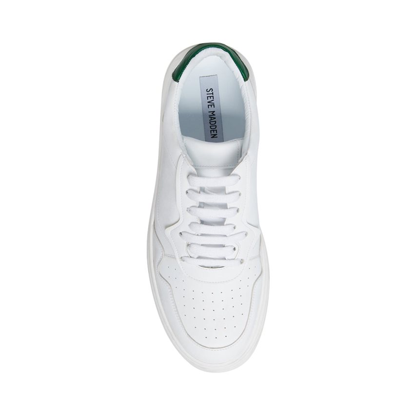 White Steve Madden Jorgee Men's Sneakers | PH 4307JIM